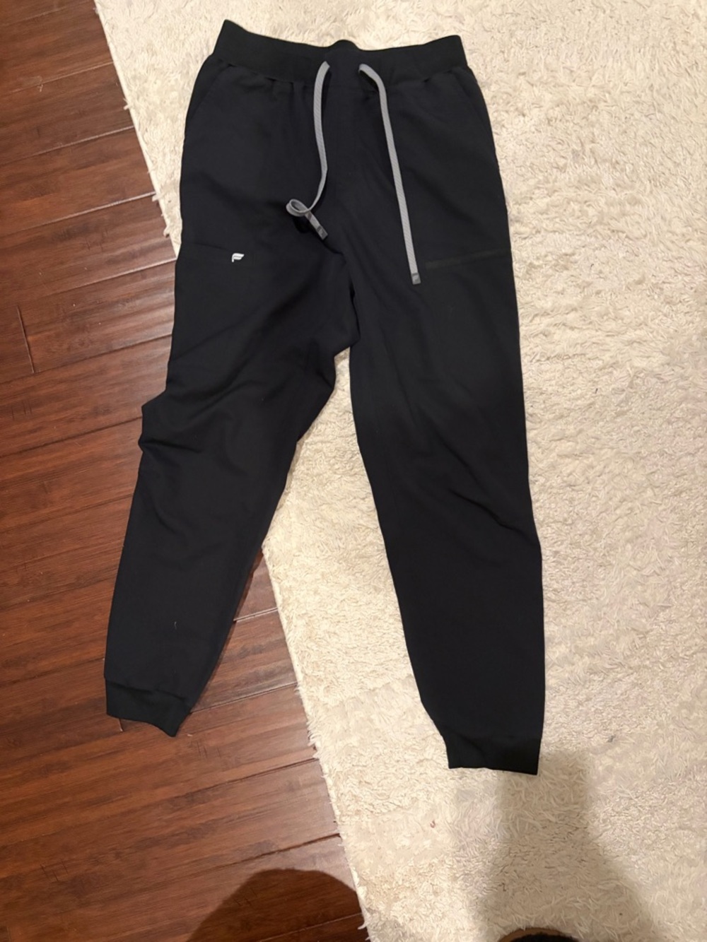 Fabletics Black Jogger Scrubs